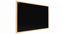 ALLboards Kreidetafel Magnetisch mit Naturholzrahmen 80x50cm, Magnettafel Schwarz, Kreide