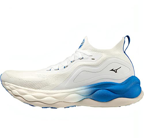 Mizuno Wave Neo Ultra, Herren-Laufschuhe, Undyed White/Black/PeaceBlue, 42 EU, Undyed White Black Peaceblue, 42 EU