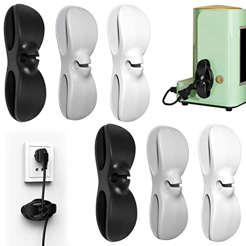 Enrouleur de Cordon d'appareil de Cuisine 6PCS Câble Organisateur Support de Cordon pour Appareils Electroménagers pour Petits Appareils Ménagers, Mélangeur, Cafetière