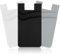 Mabor 3Pcs Sticky Wallet for Phone Case, Phone Card Wallet for Teens Adult Silicone Black Phone Wallet for Most of Cell Phone(Grey,White, Black)