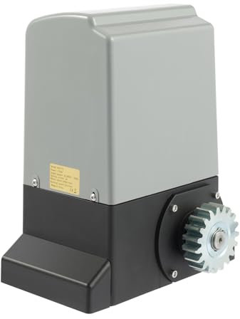 Donened - Schiebetorantrieb Set bis 800 kg oder 12M, Schiebetor Hoftorantrieb, 370w Garagentorantrieb mit 2 Fernbedienung & 2 Schlüssel, Toröffner mit 6 Zahnstangen Sliding Door Actuator