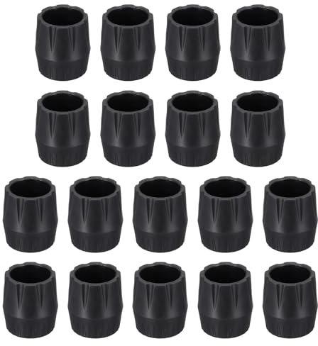 sourcing map 18Pcs Microphone Stand Foot Pads Holder Foot Protector Caps Leg Pads Replacement for Microphone, Guitar, Instrument Accessories