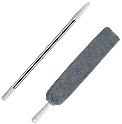 DEARMAMY Bed Cleaner Retractable Gaps Dust Cleaner Bendable Microfiber Home Cleaning Tool in Tight Spaces