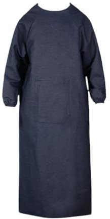 perfk Tablier de soudage avec poche, manches longues, robuste, pour hommes, soudeurs, adultes, Longueur 135cm