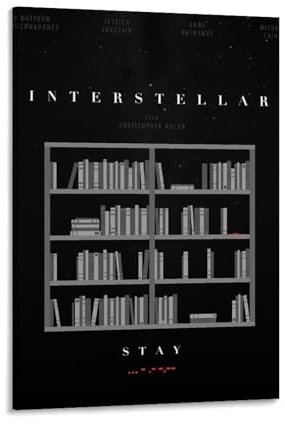 Interstellar - Poster cinematografico, stampa artistica da parete, decorazione moderna, 30 x 45 cm