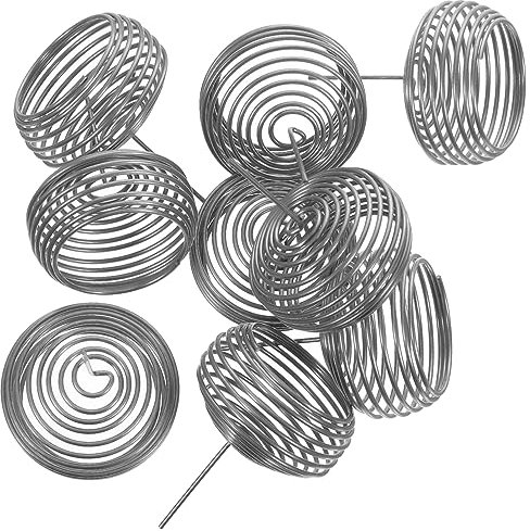 GANAZONO 10pezzi Cesto Per Fertilizzante in Acciaio Resistente Per Bonsai Contenitore Per Fertilizzazione Strumento Per Piantare Fertilizzante Riutilizzabile e Facile Da Usare