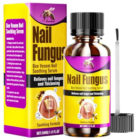 Toenail Fungus Treatment Extra Strength, Nature & Quike Bee Venom Nail Fungus Treatments for Toenail, Gently & Effectively Toe Nail Repair for Thick, Broken, Damaged Nails