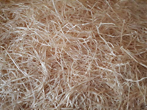 Premium Holzwolle unbehandelt 100% ökologisch Füllmaterial Einstreu Deko Verpackung (500.00)
