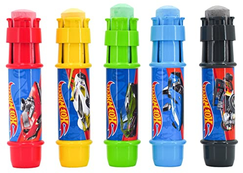 Hot Wheels™ Jumbo Chalk Holders | 5 Chalk Sticks with Holders for Kids | Sidewalk Chalk for Toddlers - Sunny Days Entertainment