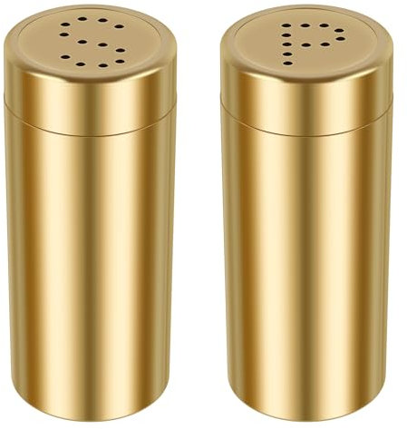 2 stycken pepparströare, kryddburkar, kök, kryddströare, rostfritt stål, peppar och saltströare, stark saltströare, kryddglas, rund, mjölströare, rostfritt stål, grillpulver för salt peppar, socker