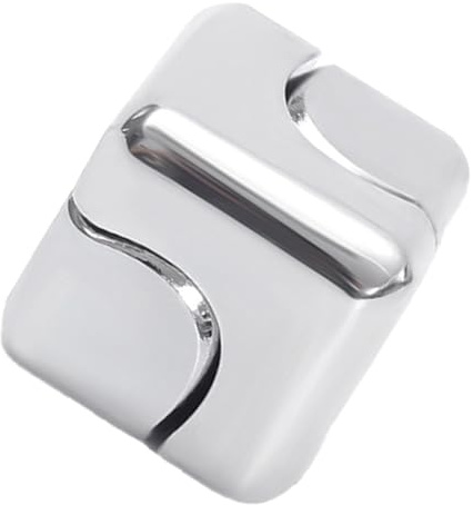 Cubo di metallo Fidget Toy-2,8 cm Metal Gear Cube Spinner, Spinner manuale tascabile, Gadget per alleviare l'ansia, Mini giocattolo portatile | Giocattolo calmante per adulti e adolescenti