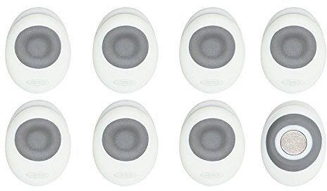 OXO Good Grips Magnetic Mini Clips (8 Pack) - White/Gray