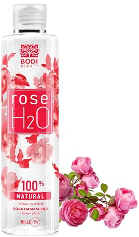 BODI BEAUTY – Hydrolat de Rose de Damas pur 250 ml – eau florale bulgare, tonique visage sans alcool | 100% Rosa damascena | spray brume fine | peau sensible, éclat et fraîcheur quotidiennes