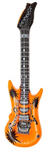 Air Guitar Rockstar Inflatable Air-Guitar Inflatable 100cm Colourful (1x)