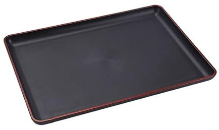 Bandeja De Comida, Bandeja De Desayuno, Bandeja De Servicio De 3 Piezas Bandeja Rectangular De Comida Rápida Multipropósito Para Cocina Restaurante Hotel(Grano de madera 30 * 20cm)