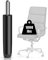 Chair gas lift, gas cylinder, office chair base replacement 1000LB(450kg) office chair gas lift cylinder replacement, Suitable for office chairs, gaming chairs. chair gas cylinder (New Black)