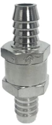ZZAYGESY Válvula antirretorno de Combustible de aleación de Aluminio, unidireccional, de 6/8/10/12 mm, 4 tamaños, Compatible con carburador(8mm)