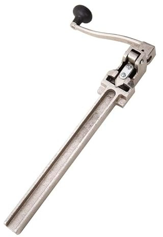 Apriscatole, resistente 47 cm, apriscatole rotativo da banco in ghisa, coltello, apribottiglie rapido multifunzionale, apribottiglie, ristorante, cucina, hotel, bar, base rimovibile