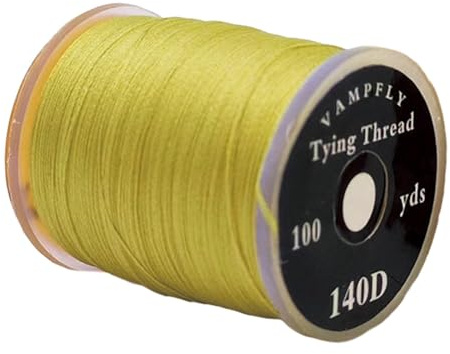 Filo per la costruzione di mosche forti in bobine standard per la pesca a mosca Accessori materiale verde oliva chiaro 2,5 x 3 cm