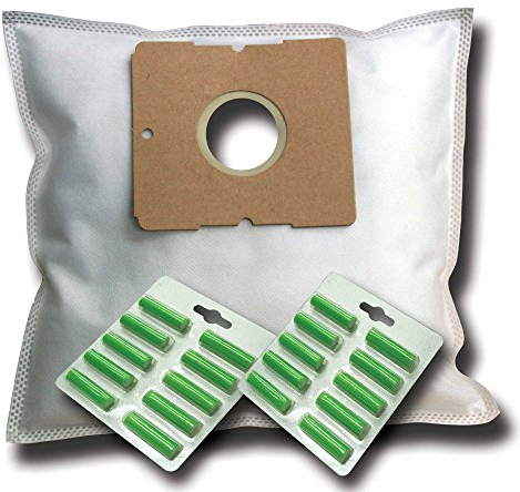 20 Staubsaugerbeutel + 20 Duftstäbe geeignet für Hanseatic Premium Line VC-H4531E-7