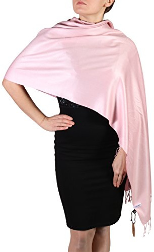 Pashmina Shawls and Wraps for Women - Ideal for Summer Weddings and Special Events - Baby Pink