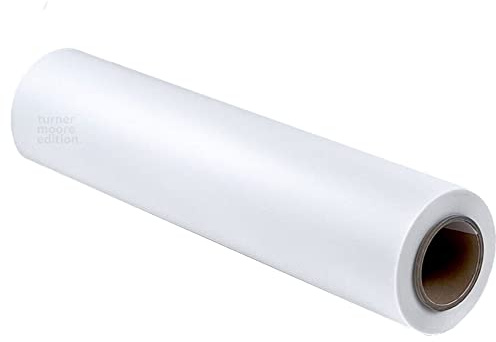 Turner Moore Edition Rollo laminado transparente mate, autoadhesivo, 12 pulgadas x 15 pies, impermeable para Cricut y plantillas