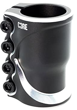 CORE Cobra Stunt Scooter SCS Clamp Super Lightweight 4x Bolt Scooter Clamp for Kids Stunt Scooters, Kids, Teenagers and Adults, Oversized SCS Compression for Scooters - Black (2 Colours)