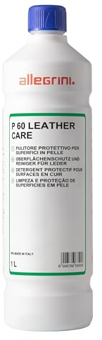 Allegrini P 60 Leather Care Crema Detergente per Pulizia Pelle Auto Trattamento Rinnova Sedili Volante e Interni Pulitore per Protezione Duratura con Olio di Avocado 1000 ml