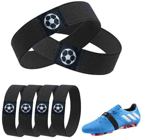 NICEIN 6 stycken skosnören fixeringstejp – skosnören fixeringsband fotboll – förhindrar att fotbollsskorna lossnar – triathlon skosnörningshållare lämplig för sportskor fritidsskor