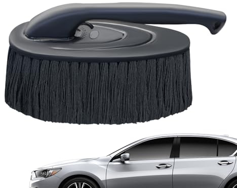 Brosse à poussière Automatique – de Nettoyage de Voiture, Balai à tête pivotante | Outil en Fibre Douce pour la Finition extérieure, l'utilisation de Voyage, kit de Nettoyage de véhicule