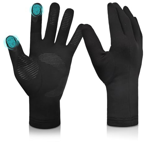HZHSGLY Glove Liners for Cold Weather, Thermal Liner Gloves Winter Lightweight Touch Screen Liner Glove for Men Women Work Sport Walking Riding Driving Cycling
