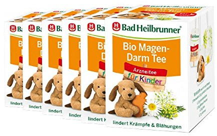 Bad Heilbrunner® BIO Magen-Darm Tee für Kinder - 6er Pack