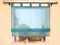 Devola Raffrollo Einfarbig Schlaufenrollo Modern Raffgardine Transparent Küchen Gardinen Voile Gardinen Kurz HxB 140x80cm Türkis 1 Stück