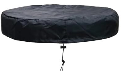 Couvercle pour tonneau | Couvercle de seau à eau avec bande de serrage réglable, protection anti-poussière pour jardin, terrasse, cour et pelouse