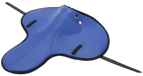 Luocute Almohadilla para Silla de Montar Antideslizante Que Absorbe los Golpes, Cojín Ergonómico y Cómodo para Montar a Caballo con Correa de Sujeción para Doma, Salto y Eventos