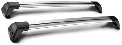Barras Transversales 2 Barras Techo Para Benz Para Smart Para TWO Puertas (2009-2020) 451 Y 453, Aleación Aluminio Especial Con Cierre Cinturón Portaequipajes(B)