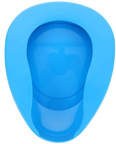 NULYLU Orinal para Pacientes de Plástico Grueso Bacinilla Portátil para Ancianos y Adultos Borde Liso Antisalpicaduras Cuña para Cama Suministros para Hospital y Uso Doméstico