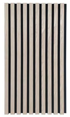 Home Deluxe - Akustikpaneel SONIC Light Oak - 3 Paneele – 0,96 m², ca. 80 x 40 cm, Holz/Polyester, auf- und nebeneinader platzierbar I Akustik Paneel Schallschutzpaneel Akustikplatten Wandpaneel