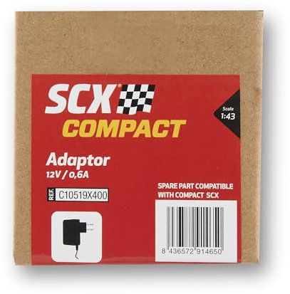SCX - Recambio Compact Escala 1:43 (Compact Adaptor 12V/0,6A)