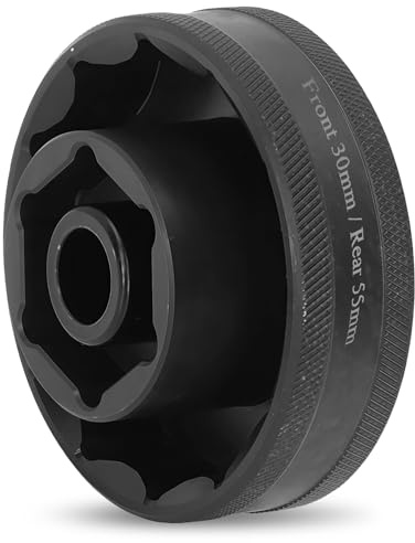 1 styck Ducati motorcykel axelmutt verktygssats, front- & bakaxelmutt skruvnyckel 55mm + 30mm, för Ducati 1098/1198/1199/Multistrada 1200/1260/SW, högkvalitativt stål, 1/2-tums nyckel kompatibel