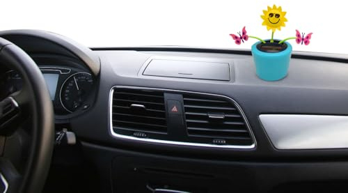 Flor de Baile con energía Solar - Juguete para salpicadero de Coche con energía Solar de Flores danzantes,Juguetes de Coche con Reutilizables, de con Cabeza Sacudida para dormitori