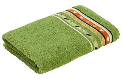 frottana Country Handtuch 50 x 100 cm aus 100% Baumwolle, peridot