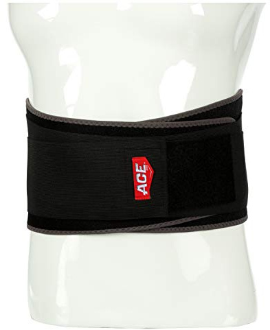 Ace Deluxe Back Stabilizer With Pad, Gray
