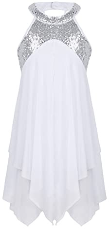 iEFiEL Kinder Mädchen Ballettanzug mit Wickelrock Tüll Rock Ballettkleid Ballett Trikot Body Tanz Kostüm Ballett Outfits