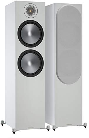 Monitor Audio Bronze 500 Floorstanding Speaker White (Pair)