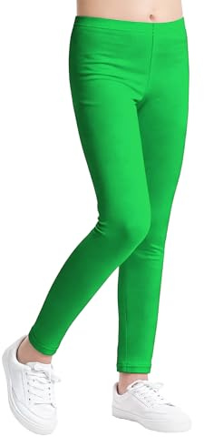 Carnavalife Leggins Niña de Color Liso, Mallas Pantalones Largos, 4-12 Años