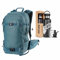 Nitro, SLASH 25 pro SET mit Ripuri 600 ml Flasche & Filter, Snowboardrucksack, Tourenrucksack, 25 L, ARCTIC