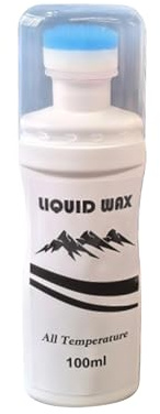 Cera de esquí – 100 ml | Cera de patinaje de carreras | Snowboard ax | Accesorios de esquí con aplicador para deportes de invierno al aire libre, nieve, frío, montaña, atletas, snowboarders