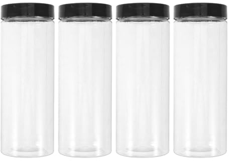FESTFENDS 4pcs Clear Golf Ball Storage Case - Transparent Golf Ball Holder - Portable Round Storage Tube with Caps For Gym Golfers Outdoor Training Supplies
