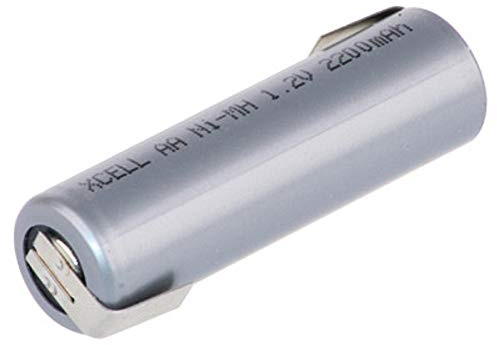 5x XCell Akku Mignon AA 2200 mAh 1,2V NiMh mit Z Lötfahne Flattop Hochstrom - Hochleistungs- Markenzelle in Industriequalität AKKUman Set
